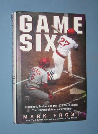 Game Six - 1975 World Series Signed By Luis Tiant - Hardcover Book