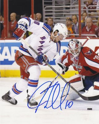Jt Miller Signed Autographed York Rangers 8x10 Photo Exact Proof