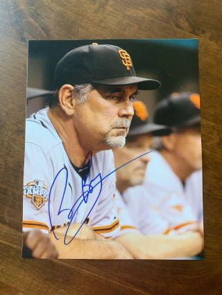 Bruce Bochy - Bench - San Francisco Giants - Autographed/signed 8x10 Photo