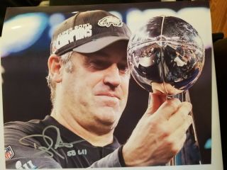 Doug Peterson Signed 8x10 Photo Philadelphia Eagles Superbowl Autographed 3