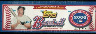 2006 Topps Baseball Complete Factory 659 Card Set