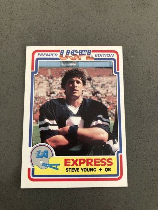 1984 Topps Usfl Steve Young Rc 52 Rookie Rc Xrc La Express 49ers Hof