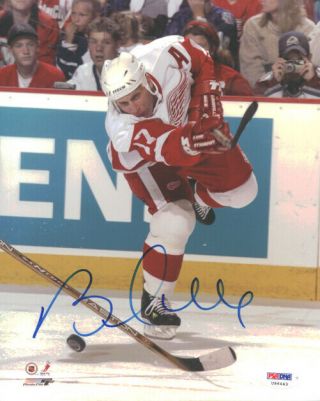 Brett Hull Autographed Signed 8x10 Photo Detroit Red Wings Psa/dna U96443