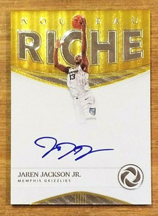 2018 - 19 Panini Opulence Jaren Jackson Jr.  Rookie Auto /79 Memphis Grizzlies