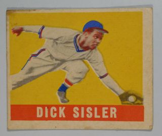 1948 Leaf Dick Sisler 143 Philadelphia Phillies Vg/ex