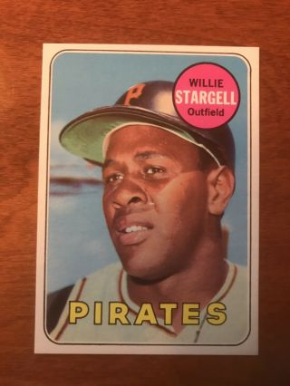 1969 Topps Willie Stargell - Card 545 - Pittsburgh Pirates -.