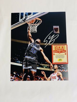 Shaquille Oneal Autographed Photo 8x10 From Orlando Magic With