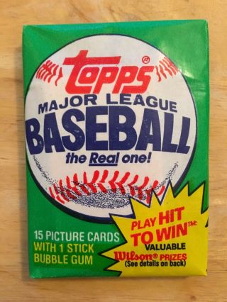 1981 Topps Baseball Vintage Wax Pack 15 Cards
