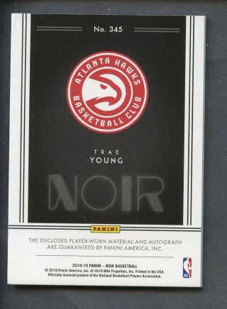 2018 - 19 National Treasures Trae Young Hawks RPA RC Patch AUTO 43/99 2