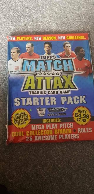 2008/2009 Match Attax Starter Pack Including Limited Edition Card