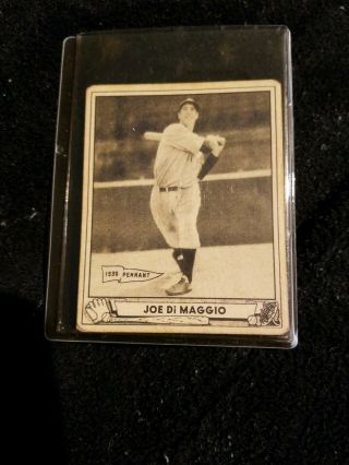 1940 Play Ball Baseball Card,  Joe Dimaggio 1,