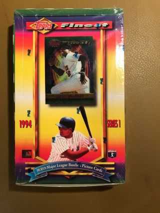 1994 Topps Finest Series 1 Baseball Factory Card Box