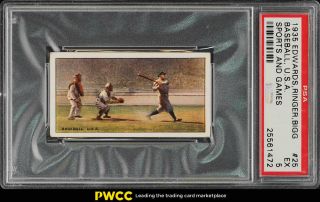 1935 Sports And Games Usa Baseball W/ Babe Ruth 25 Psa 5 Ex (pwcc)