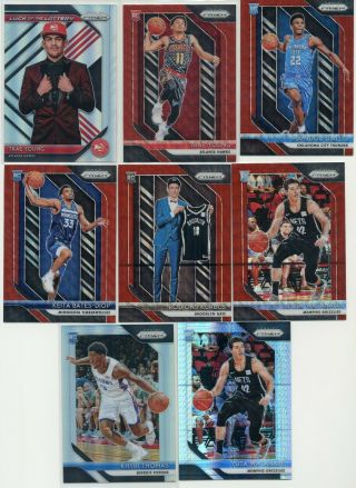 Trae Young Hamidou Diallo 2018 - 19 Prizm Luck Of The Lottery Rc Silver Prizm Lot8