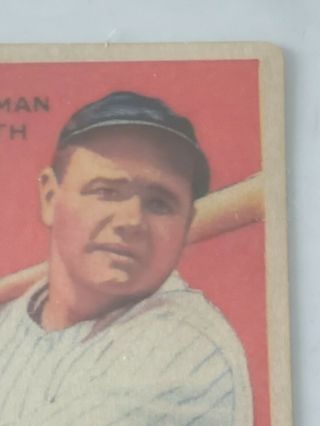 1933 Goudey 149 Babe Ruth York Yankees Baseball Card 4