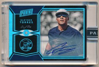 Gleyber Torres 2017 Panini The National Rc Rookie Diamond Autograph Sp Auto 1/1