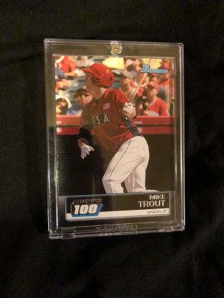Mike Trout Topps 100 Bowman 2011 Rookie Card
