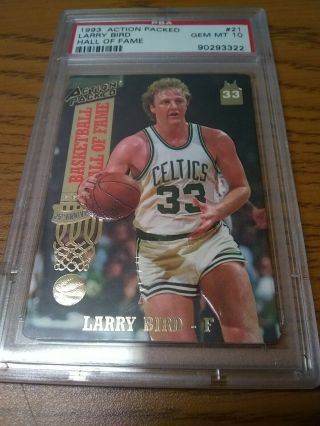 1993 Action Packed 21 - Larry Bird - Hall Of Fame - Psa 10 Gem - Celtics