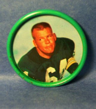 1963 Salada Junket Jerry Kramer Green Bay Packers Hof Football Coin 20