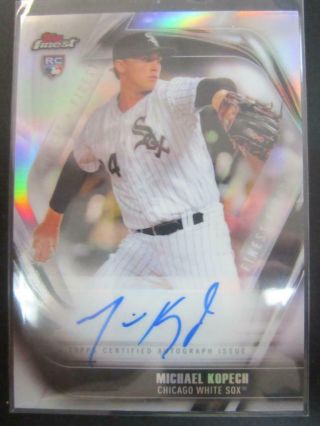 Michael Kopech 2019 Topps Finest Firsts Rookie Autograph Rc Ffamk White Sox Mg