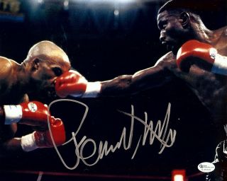 Pernell Whitaker Signed Autographed 8x10 Photo Landing Right Hand Punch Oa