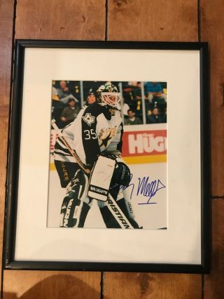 Andy Moog Dallas Stars Signed Autograph 8x10 Photo Matted & Framed 13x15 "