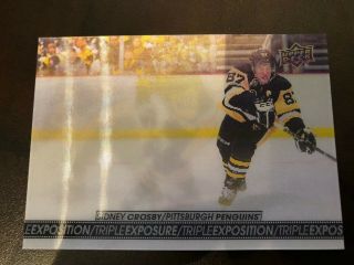2017 - 18 Ud Tim Hortons - Sidney Crosby 3d Triple Exposures Te - 1 Penguins