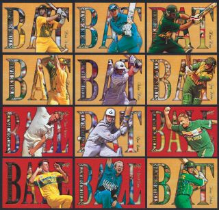 1997 - 98 Select Strike Rate Of 12 Cricket Cards