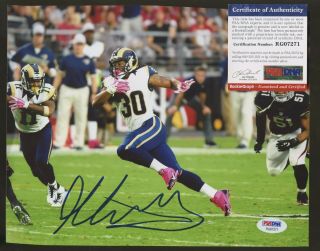 Todd Gurley Rams Signed 8x10 Photo Auto Autograph Psa/dna Rookie Graph