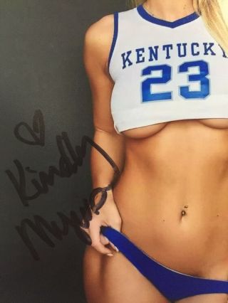Kindly Myers Autographed Photo Kentucky Wildcats 2