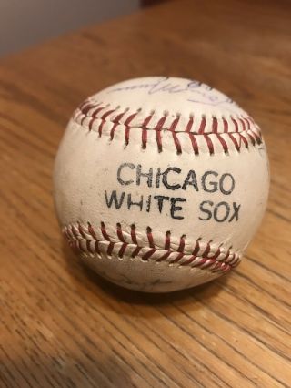 1970s Chicago White Sox Autographed Ball