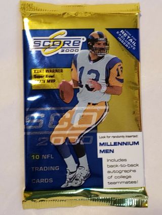 2000 Score Nfl Retail Pack (tom Brady Rc Rookie Autograph Millennium Men) ?