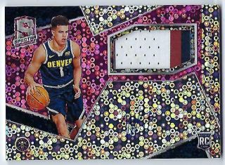 2018 - 19 Panini Spectra Neon Pink Michael Porter Jr.  Rc Auto Patch 8/25 Nuggets