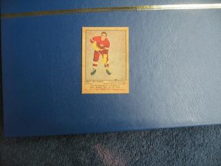 1951 - 52 Parkhurst Hockey 56 Ted Lindsay Detroit Red Wings Rookie Card