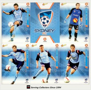 2007 - 08 Select A League Soccer Base Team Set Sydney Fc (16)