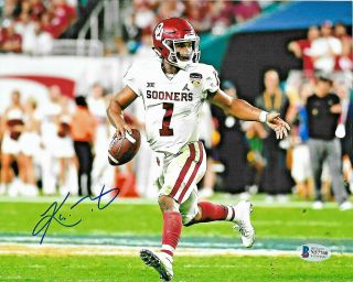 Kyler Murray Autographed Signed 8x10 Photo Oklahoma Beckett Authenticated Sooner