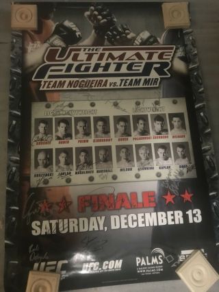 The Ultimate Fighter Team Nogueira Vs Team Mir Sbc Ufc Poster