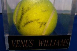 Venus Williams Autographed Wilson Us Open Tennis Ball
