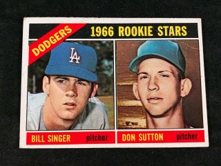 1966 Topps Rookie Stars - Don Sutton Hof Rc 288