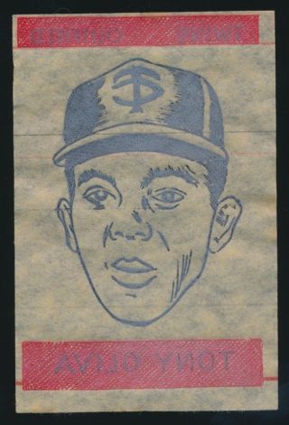 1965 Topps Baseball Transfers Insert - Tony Oliva (minnesota Twins)