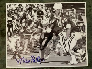 Mike Phillips Oklahoma Sooners Signed 8x10 Photo