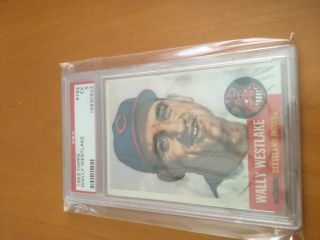 1953 Topps Wally Westlake Cleveland Indians 192 Baseball Card Psa 5