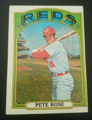 1972 Topps Pete Rose Cincinnati Reds 559 Baseball Card