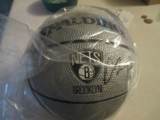 D ' Angelo Russell Brooklyn Nets Signed Autographed Mini Logo Basketball 2