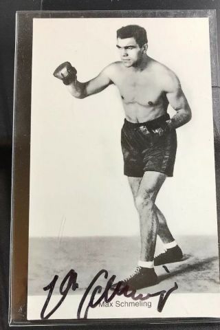 Max Schmeling Signed Photo