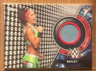 2018 Topps Wwe Womens Division Bayley Mat Relic Card ’d 140/199
