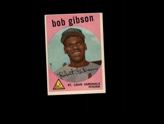 1959 Topps 514 Bob Gibson Rc Vg - Ex D976949