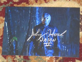 Actor Johnny Hock Signed 4x6 Photo Friday The 13th Part V Jason Autograph