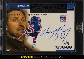 2000 Upper Deck Signatures Wayne Gretzky Auto /99 Ss1 (pwcc)