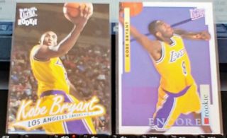1996 - 97 Kobe Bryant Fleer Ultra Rookie Cards 52 & 266 Pack Fresh Lakers